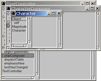 Image of cascading window options working with three open SortedInspector windows.
