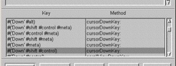 Image of the Key Method pane section of a DispatchTableEditor window.