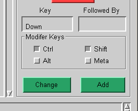 Image of the Modifier Keys section of a DispatchTableEditor window.